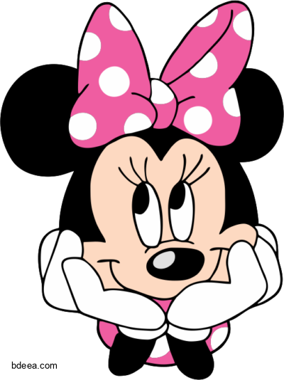 تحميل صورة ميني ماوس زهري شفافة Minnie Mouse png