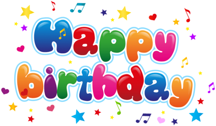 صورة هابي بيرثداي ملونة happybirthday colorful png