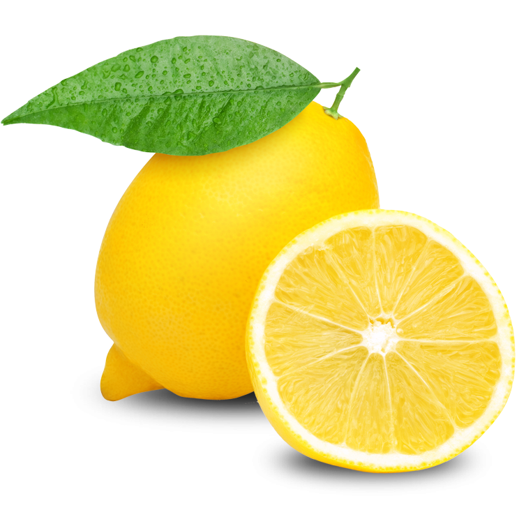 صورة ليمونة بدون خلفية عالية الدقة Yellow lemon fruit png