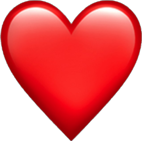 ايقونة قلب أحمر لامع بدون خلفية heart red png download