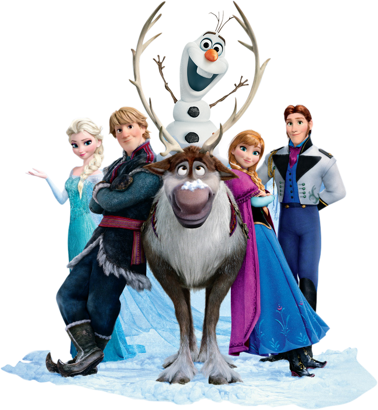 صورة شخصيات ديزني فروزن Disney Frozen Elsa Kristoff Anna Olaf Frozen
