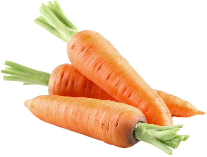 صورة جزرة عالية الدقة بدون خلفية Three carrot vegetables png