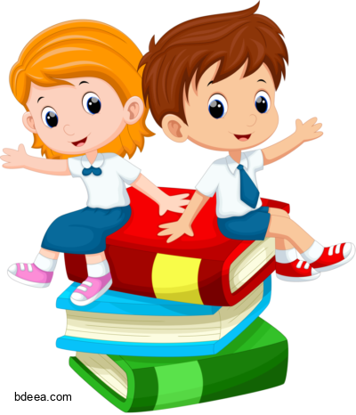 صورة اطفال مدرسة طلاب ولد وبنت boy girl kids students png