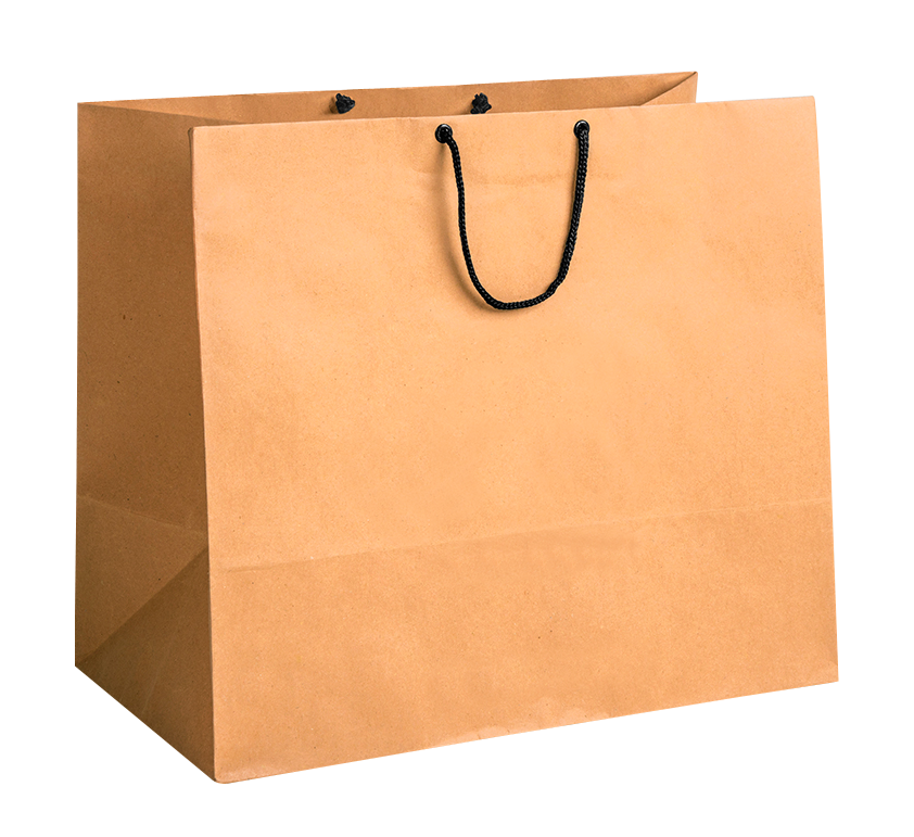 حقيبة ورقية بنية بدون خلفية Brown paper bag png