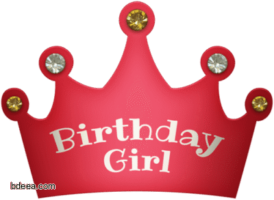 صورة تاج عيد ميلاد بنات birthday crown girls png