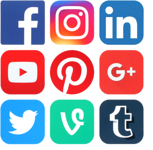 تحميل ايقونات الشبكات الاجتماعية بدون خلفية Social Media Marketing