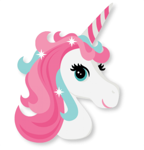 صورة حصان يونيكورن ملون جميل بدون خلفية unicorn png