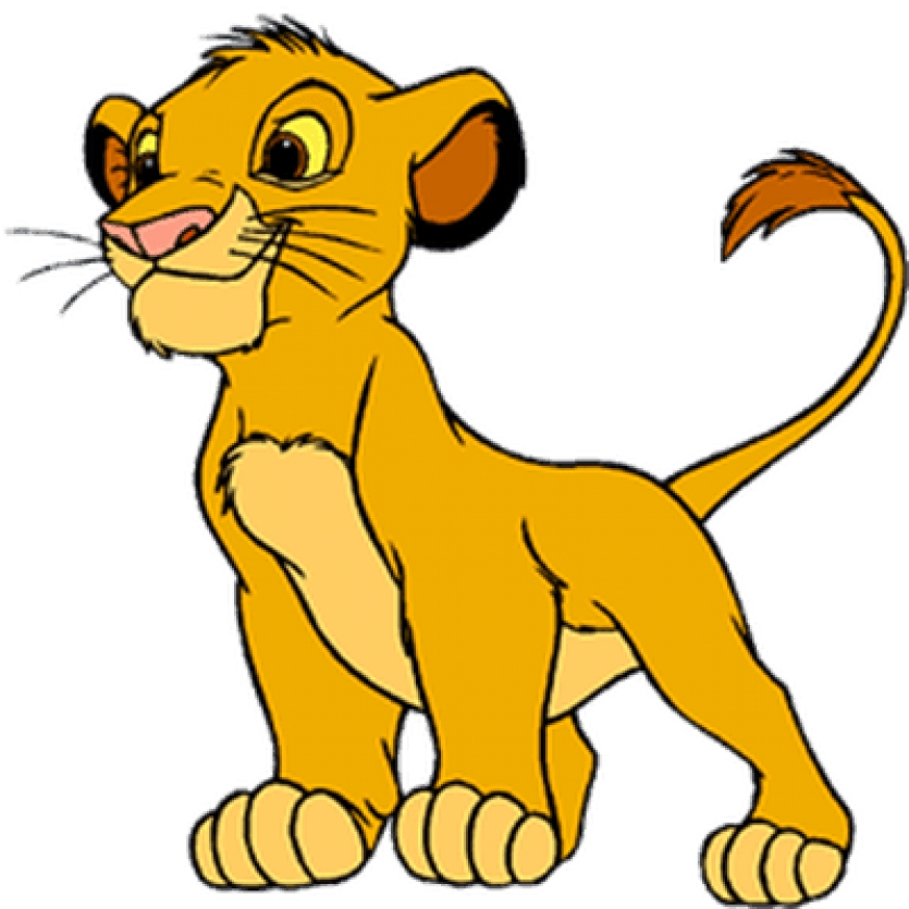 صورة سيمبا رسوم كرتون ملونة بدون خلفية simba lion png