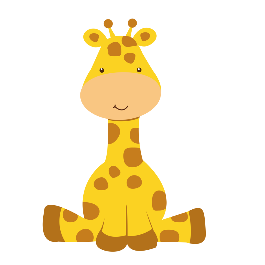 صورة زرافة كرتون ستيكر Sticker Northern Giraffe Child PNG