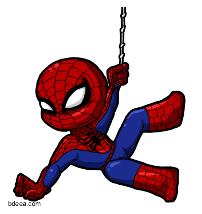 صورة شخصية سبايدر مان طفولية Red and blue Spider-Man png