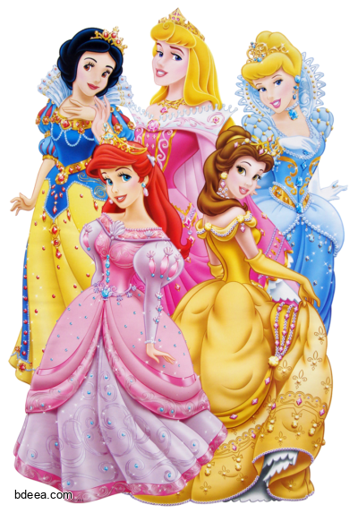 صورة اميرات ديزني 5 ساندريلا بيلا اورورا جاسمن Five Disney Princesses