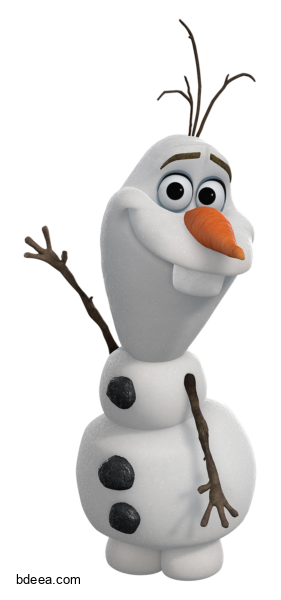صورة رجل الثلج اولاف ديزني عالية الدقة بدون خلفية Olaf png