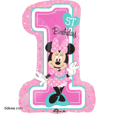 صورة عيد ميلاد اول ذكرى ميني ماوس عيد الميلاد Birthday Number 1