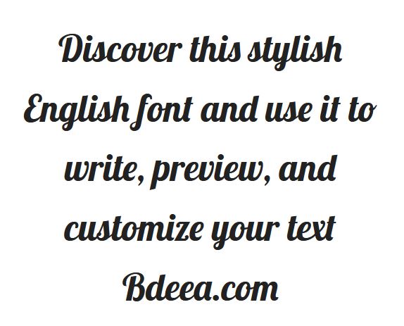 خط انجليزي لوبستر Lobster font download