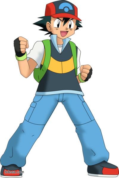 صورة اش كتشم بوكيمون بيكاتشو صديق البوكيمون Ash Ketchum PNG