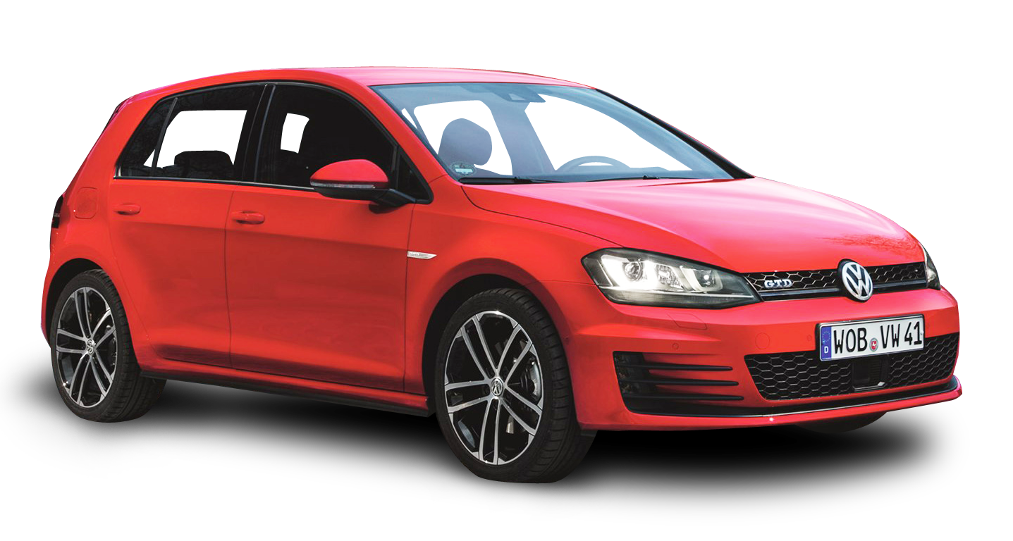 صورة فلوكس واجن جولف لون احمر Volkswagen Golf Red