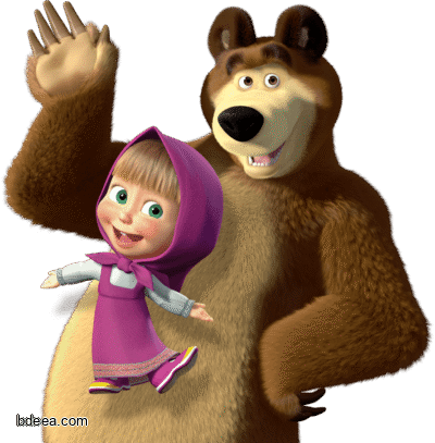 صورة ماشا والدب عالية الدقة رسوم متحركة ماشا Masha and the Bear png