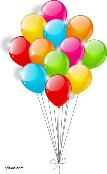 صور بالونات ملونة بلالين الوان جميلة الوان منوعة Colorful Balloons PNG