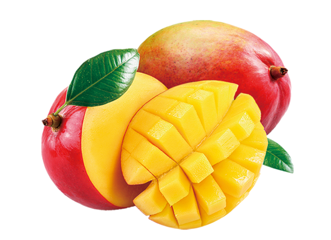 صورة فاكهة المانجو اللذيذة Red mangoes PNG