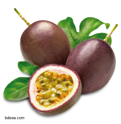 صورة فاكهة باشن فروت ناضجة فاكهة الفلورا Three passion fruits png