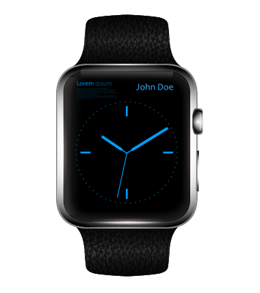 صورة ساعة ابل جديدة لون اسود مميزة Apple Watch Black