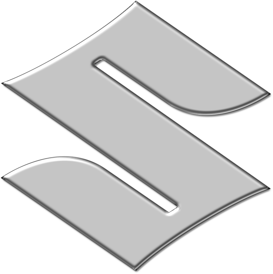 شعار شركة سوزوكي ثري دي فضي Suzuki Logo