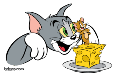 صورة توم وجيري يضحك مع الجبنة رسوم القط والفأر Tom And Jerry PNG