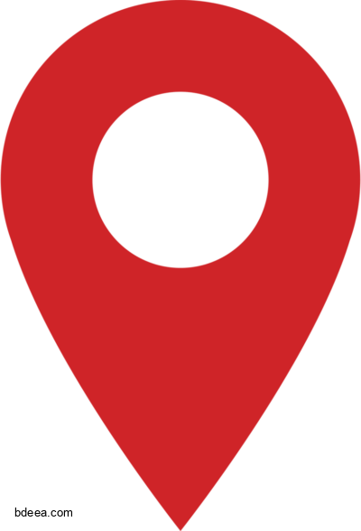 ايقونة تحديد المكان لوكيشن حمراء Map Location logo