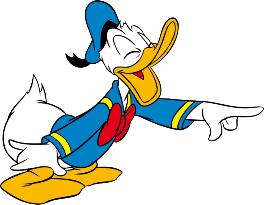 صورة البطة دونالد داك شخصية رسوم متحركة Donald Duck PNG