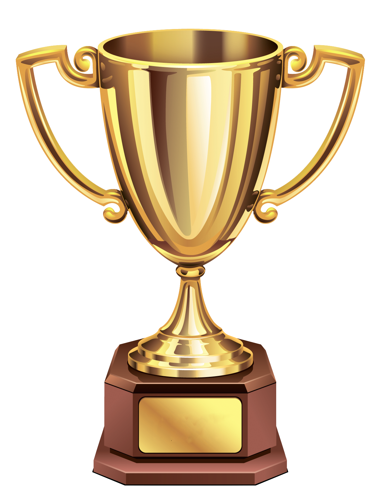صورة كأس ذهبي رسوم مميز Gold Cup Trophy