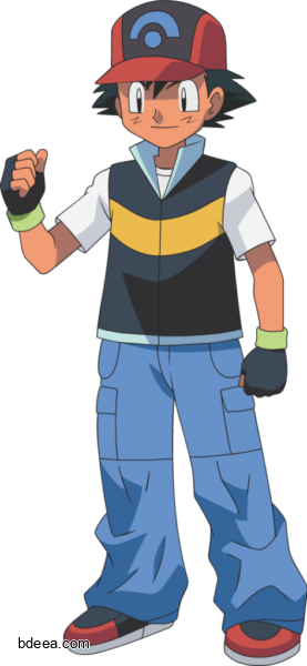 صورة اش كتشم بوكيمون صاحب بيكاتشو Ash Ketchum PNG
