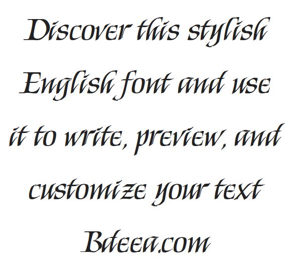 خط انجليزي كينج الملك Kings font download