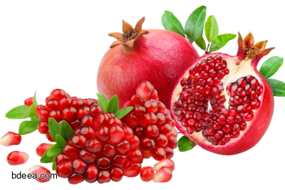 صورة فاكهة الرمان الاحمر رمان حلو حبات رمان طبيعي Red pomegranate fruits