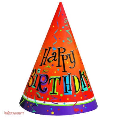 صورة طربوش عيد الميلاد قبعة ملونة عيد ميلاد Birthday Hat PNG