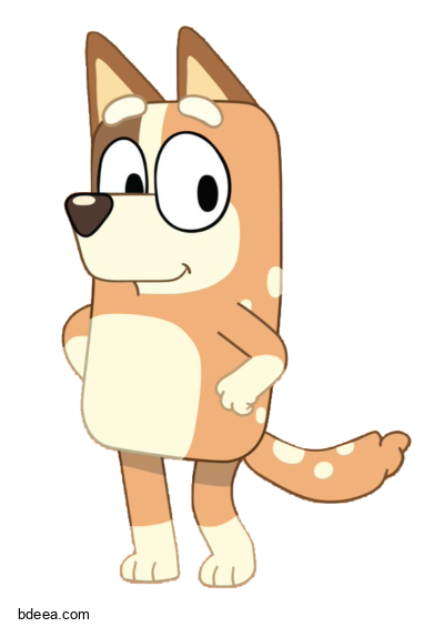 صورة بينغو كلبة اخت بلوي كرتون بلوي المميز عالية الدقة Bluey Dog PNG
