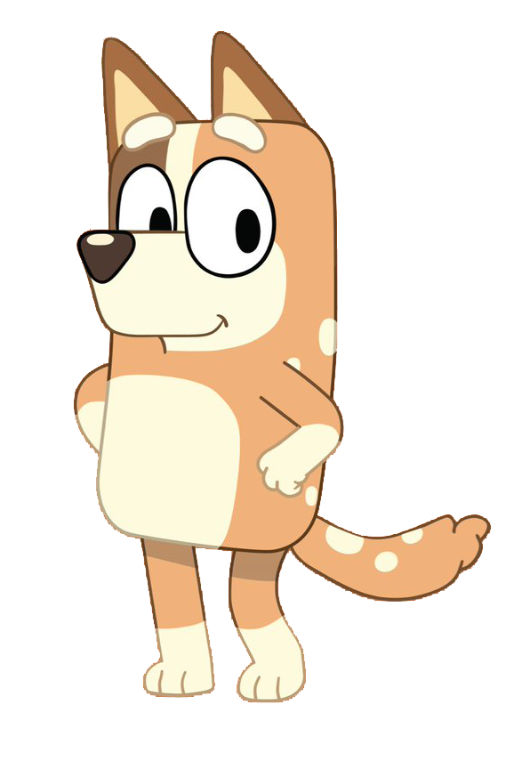 صورة بينغو كلبة اخت بلوي كرتون بلوي المميز عالية الدقة Bluey Dog PNG