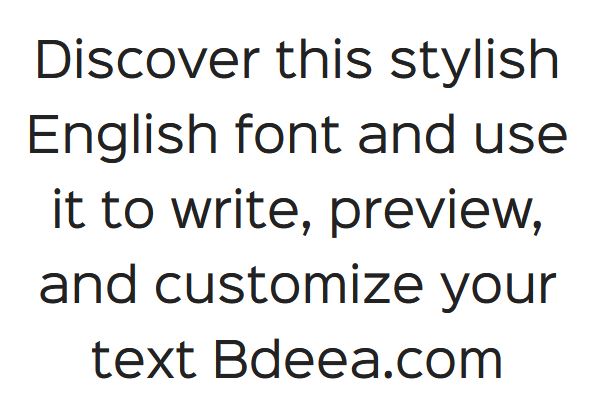 خط سينكن سانس انجليزي ناعم وبسيط Sinkin Sans Font download