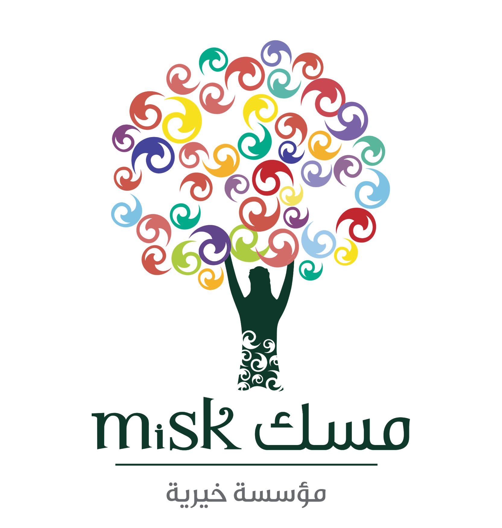 شعار مؤسسة مسك للمواهب والمبادرات Misk Foundation Logo PNG
