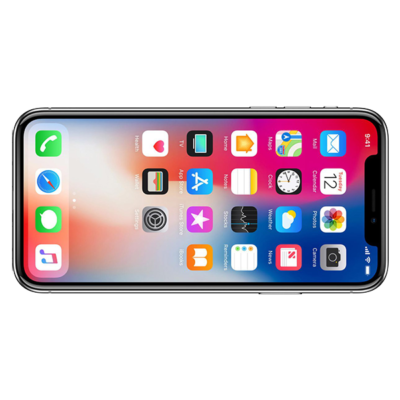 صورة هاتف ايفون اكس افقي عالية الدقة بدون خلفية Apple iPhone X PNG