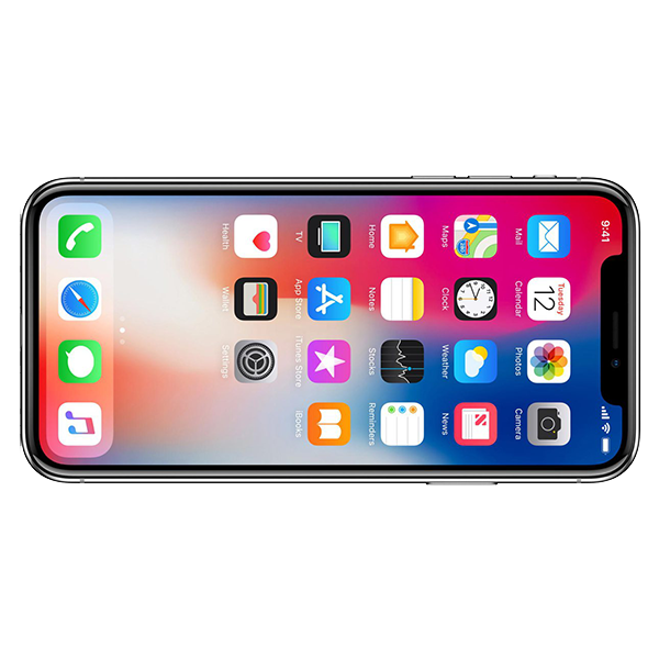 صورة هاتف ايفون اكس افقي عالية الدقة بدون خلفية Apple iPhone X PNG
