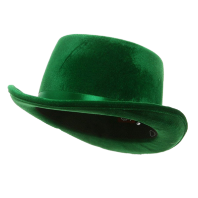 صورة قبعة بولر اخضر مفرغة بدون خلفية Green Bowler Hat PNG