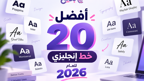 تحميل أفضل 20 خط انجليزي لعام 2026 روابط مباشرة