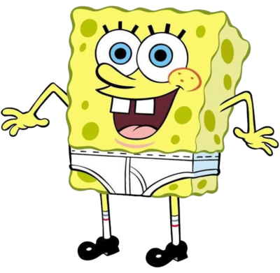 صورة سبونج بوب ملابس داخلية كرتون سبونج Spongebob Squarepants PNG