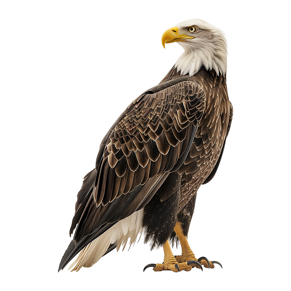 صور طائر نسر عملاق عظيم كبير عالي الدقة Bald Eagle png