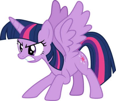 صورة الاميرة توايلايت سباركل غضبان حصان ذو القرن Twilight Sparkle PNG