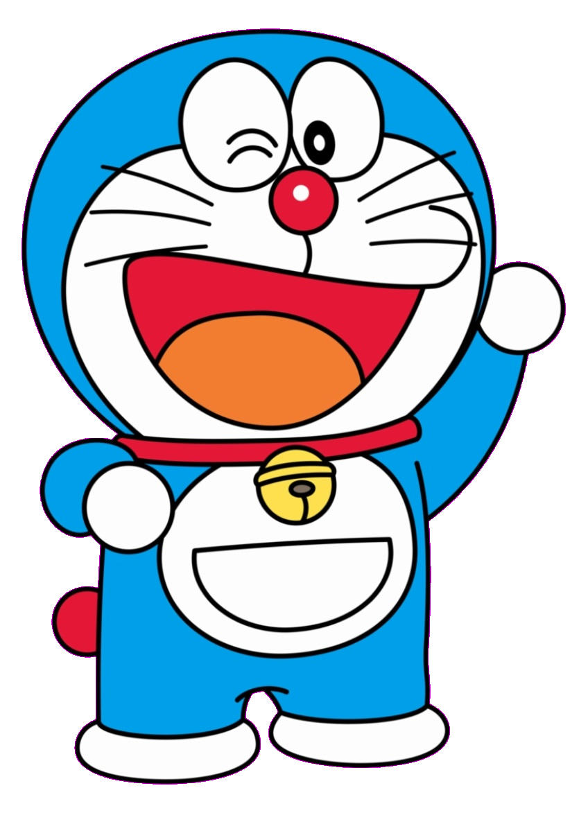 صورة شخصية عبقور يغمز بعينه دورايمون Happy Doraemon PNG