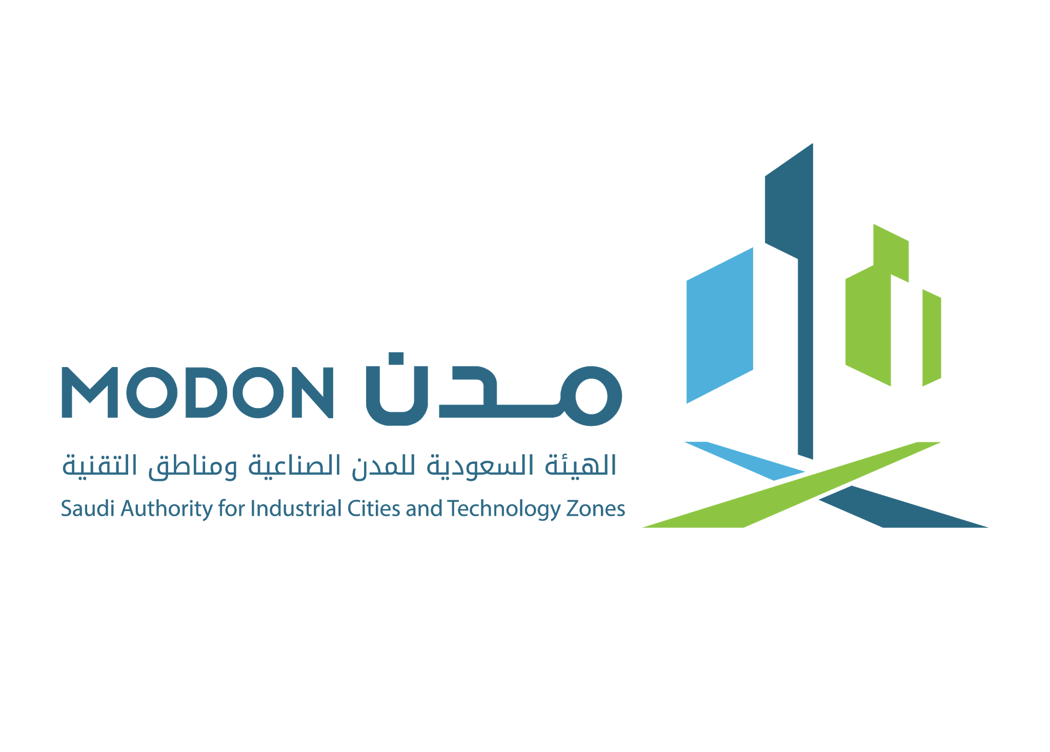 شعار مدن الهيئة السعودية للمدن الصناعية ومناطق التقنية Modon PNG