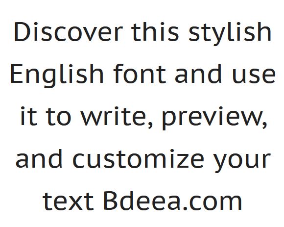 خط بي تي سانس انجليزي ناعم وبسيط PT Sans Font download