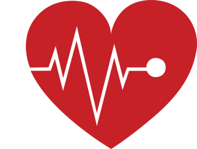 ايقونة قلب أحمر اشارة نبض حياة بدون خلفية heart red png