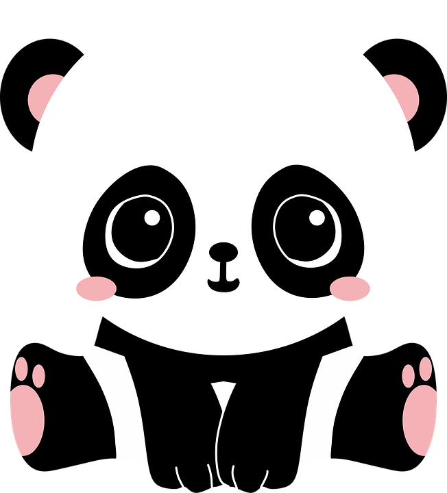 صورة دب باندا كيوت رسوم كرتون عالية الدقة Panda Cartoon PNG